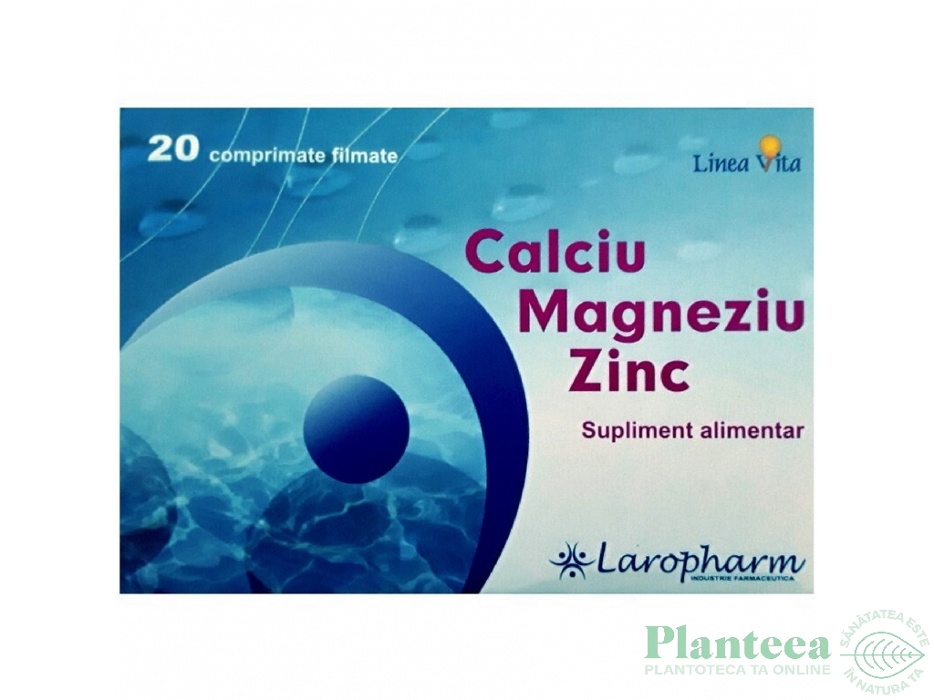 Calciu Mg Zn 20cp - LAROPHARM