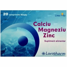 Calciu Mg Zn 20cp - LAROPHARM