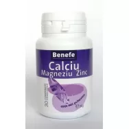 Calciu Mg Zn 30cp - BENEFE