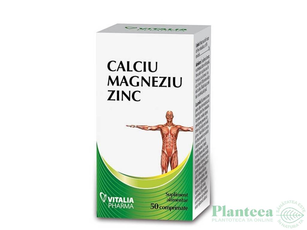 Calciu Mg Zn 50cp - VITALIA K