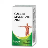 Calciu Mg Zn 50cp - VITALIA K