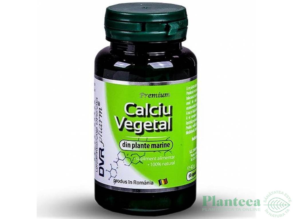 Calciu vegetal 60cps - DVR PHARM