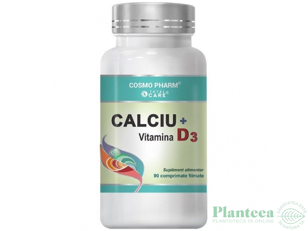 Calciu D3 90cp - COSMO PHARM