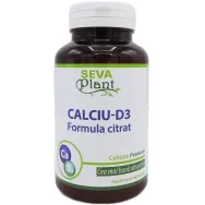 Calciu citrat D3 30cp - SEVA PLANT