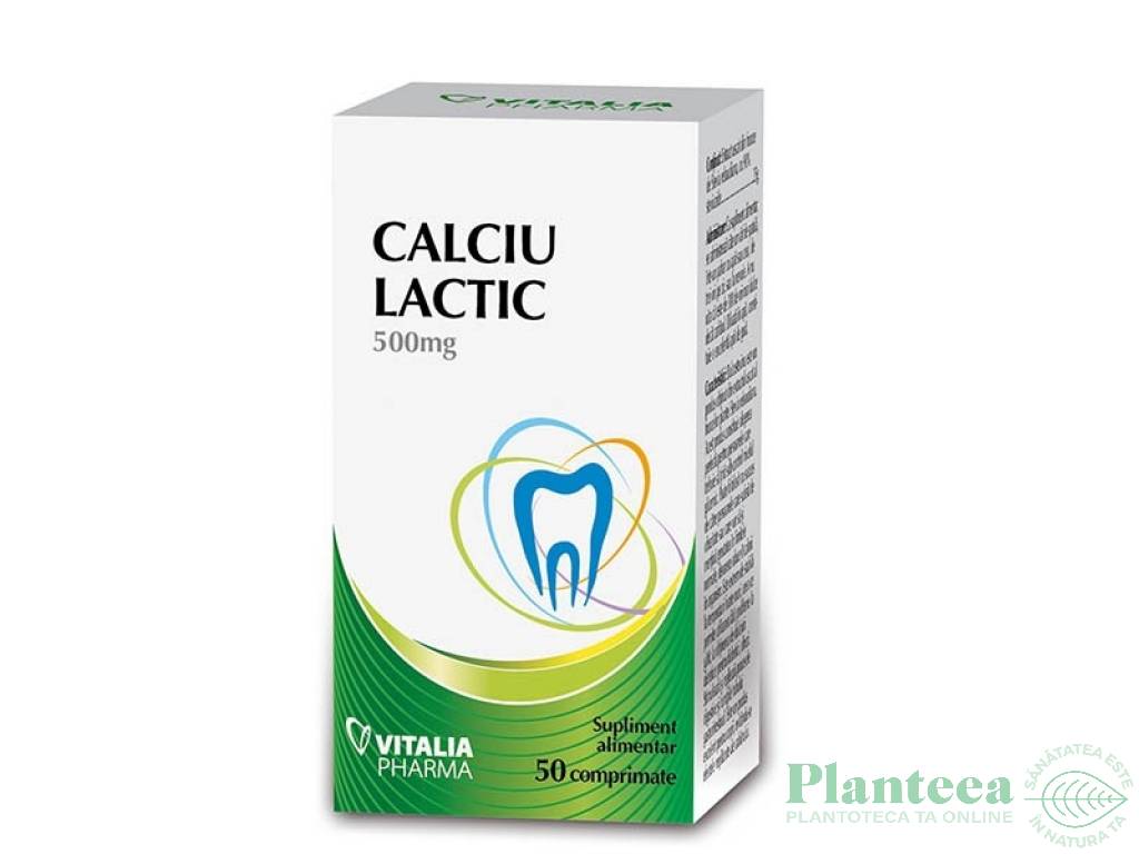 Calciu lactic 50cp - VITALIA K