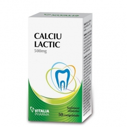 Calciu lactic 50cp - VITALIA K