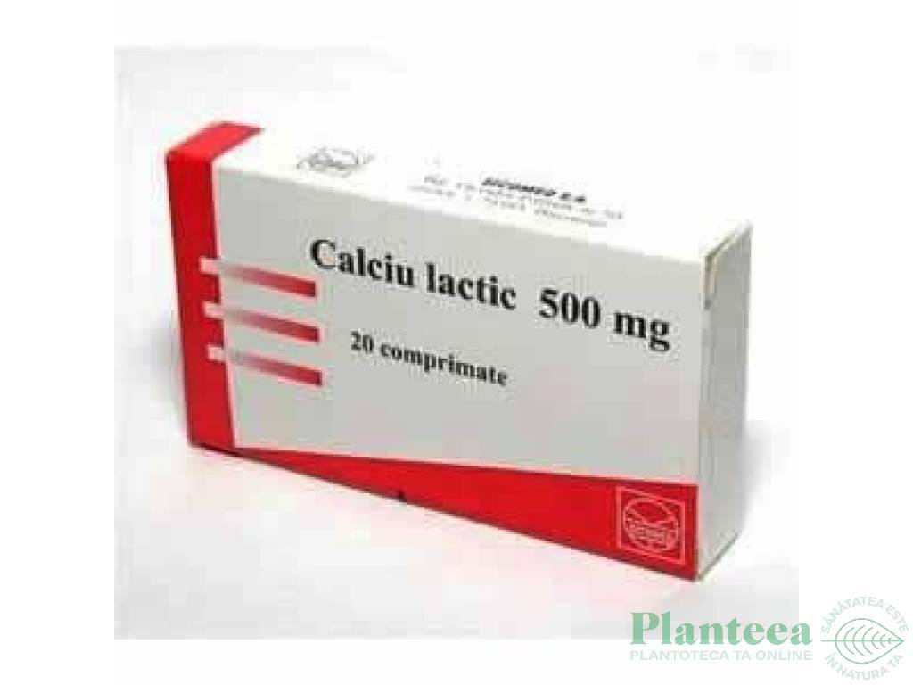 Calciu lactic 20cp - LABORMED