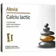 Calciu lactic blister 20cp - ALEVIA