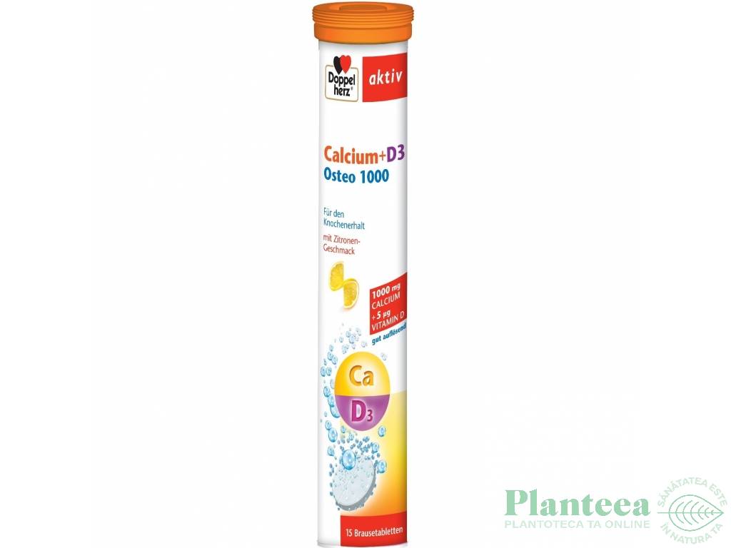 Calciu D3 osteo 1000mg 15tb - DOPPEL HERZ