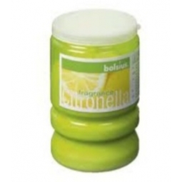 Lumanare parfumata borcan cu capac 30h citronella verde 120g - BOLSIUS