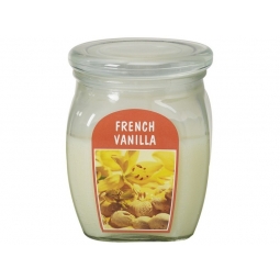 Lumanare parfumata borcan cu capac 60h vanilie 630g - BOLSIUS
