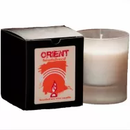 Candela sticla ceara soia 40h Orient 130g - D`ECO