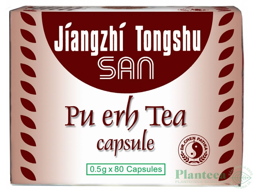 Capsula ceai pu erh 80cps - DR CHEN PATIKA