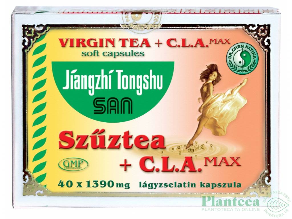 Capsula ceai virgin CLA max 40cps - DR CHEN PATIKA