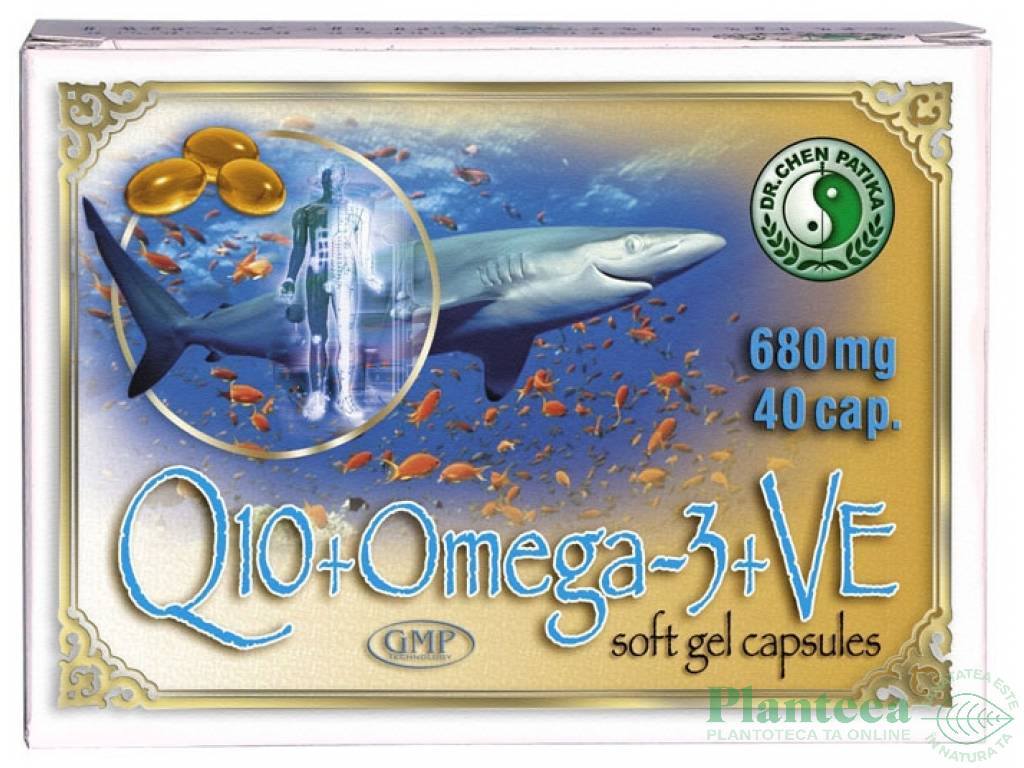 Coenzima Q10 omega3 E 40cps - DR CHEN PATIKA