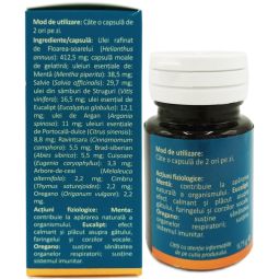 Capsule uleiuri esentiale integrale N~Vir 10 Forte 15cps - LIFE