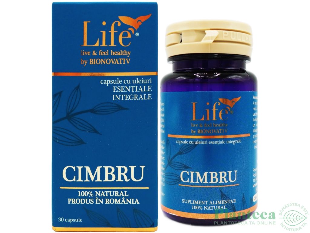 Capsule ulei esential integral Cimbru 30cps - LIFE