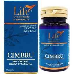 Capsule ulei esential integral Cimbru 30cps - LIFE