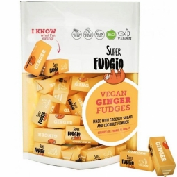 Caramele vegane ghimbir fara gluten bio 150g - SUPER FUDGIO