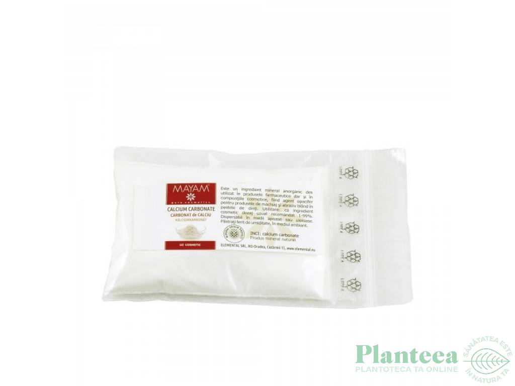 Carbonat calciu pudra 100g - MAYAM