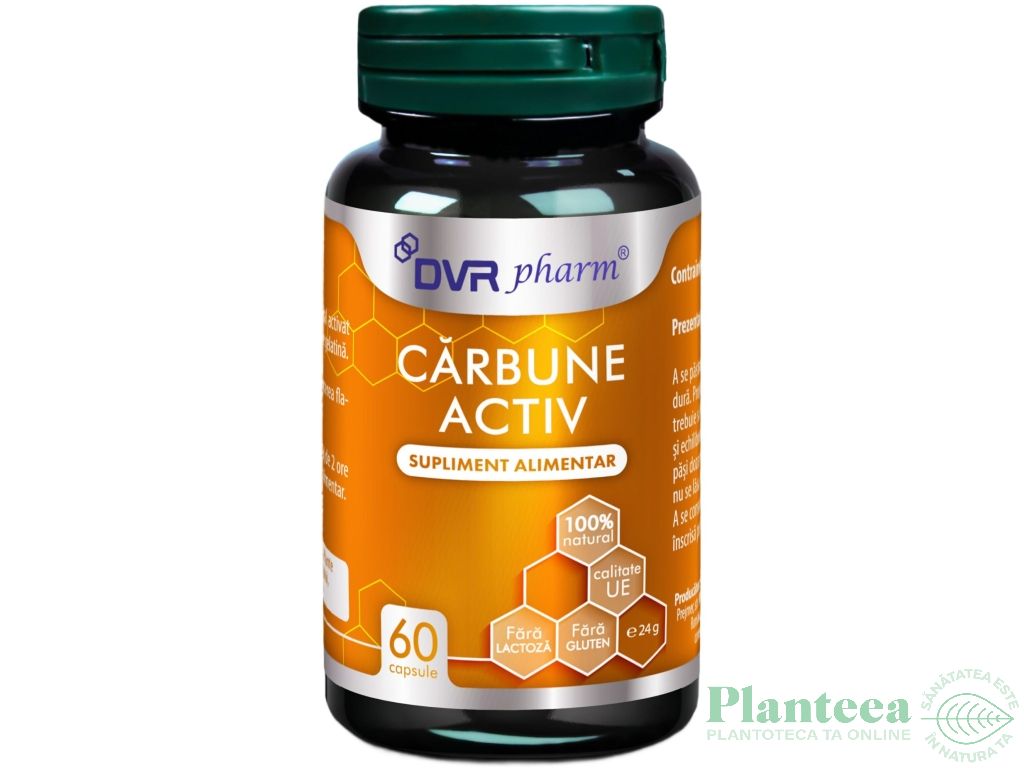 Carbune activ 300mg 1x60cps - DVR PHARM