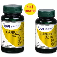 Pachet Carbune activ 300mg 60+30cps - DVR PHARM