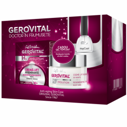 Caseta cadou Evolution [crema noapte lift+gel top coat] 2b - GEROVITAL H3 EVOLUTION