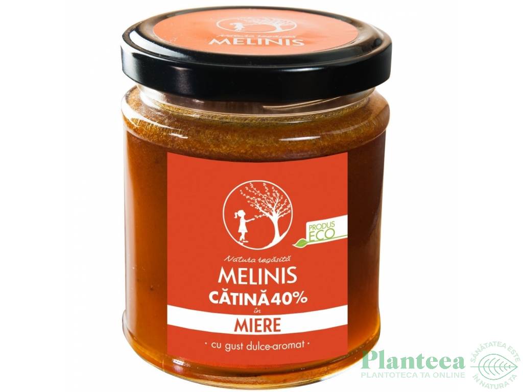 Miere poliflora cu catina cruda 40% bio 230g - MELINIS