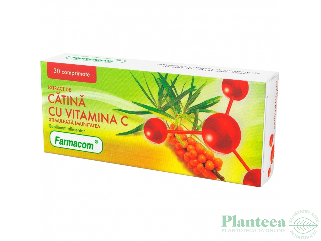 Catina vitamina C 30cps - FARMACOM
