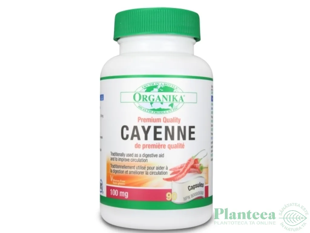 Cayenne extract powder 90cps - ORGANIKA HEALTH