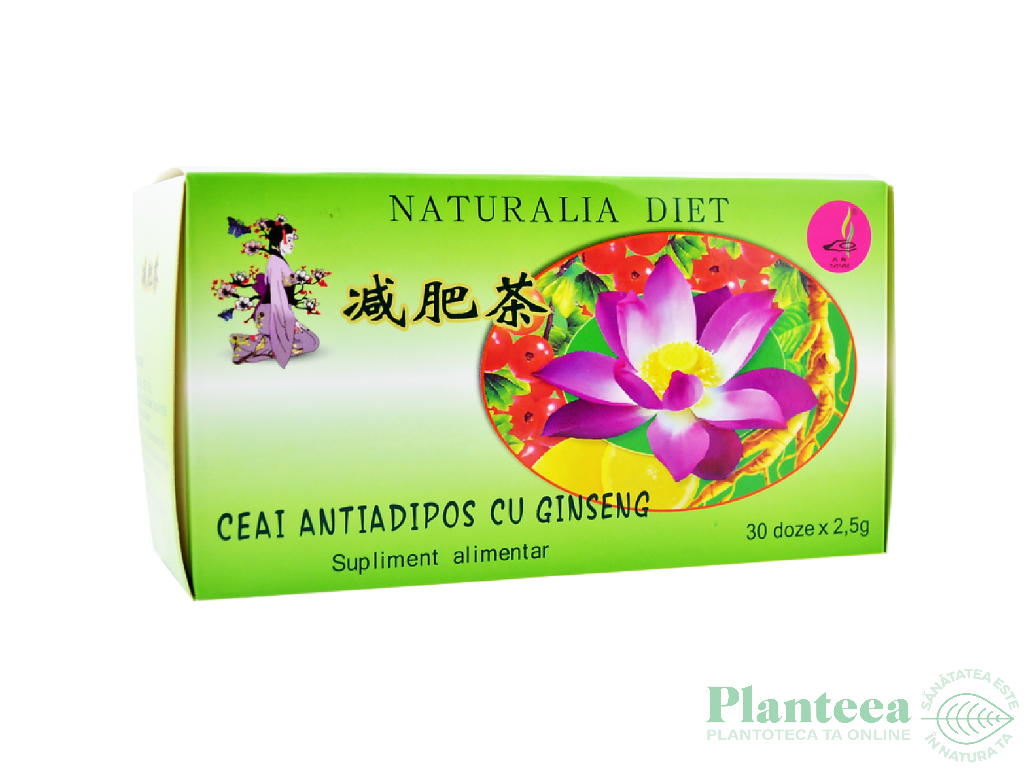 Ceai antiadipos ginseng 30dz - NATURALIA DIET