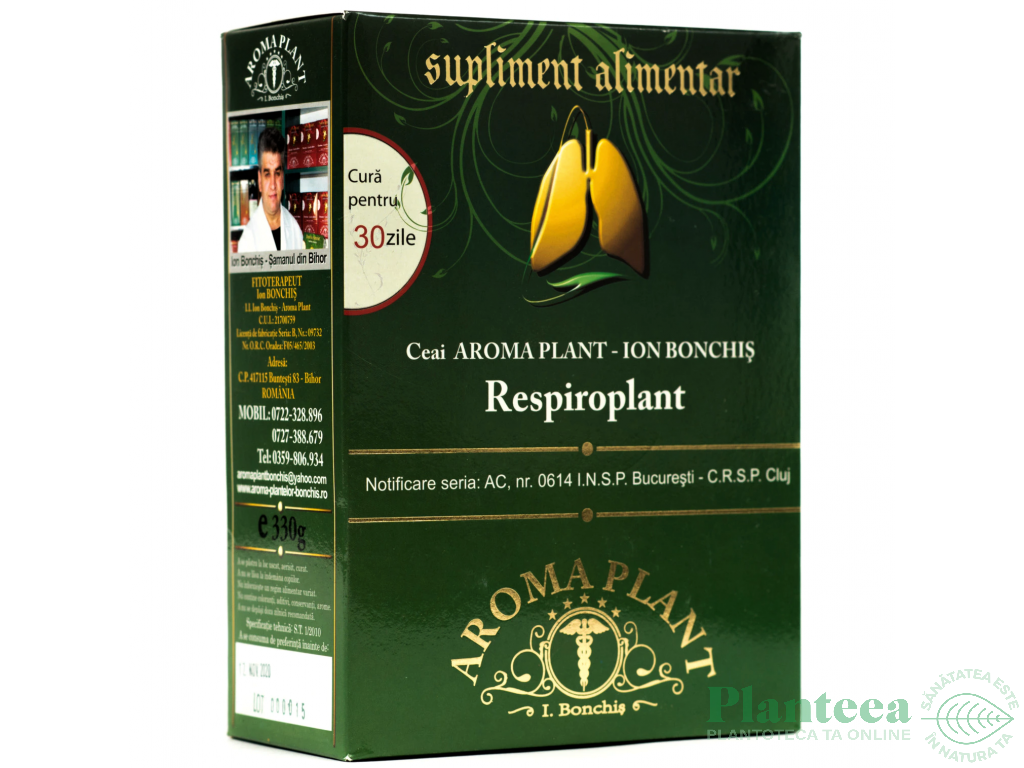 Ceai Respiroplant [afectiuni respiratorii] 330g - BONCHIS