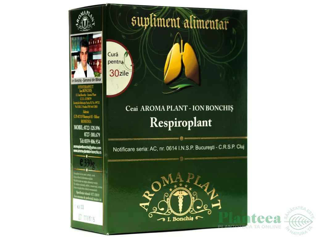 Ceai Respiroplant [afectiuni respiratorii] 330g - BONCHIS