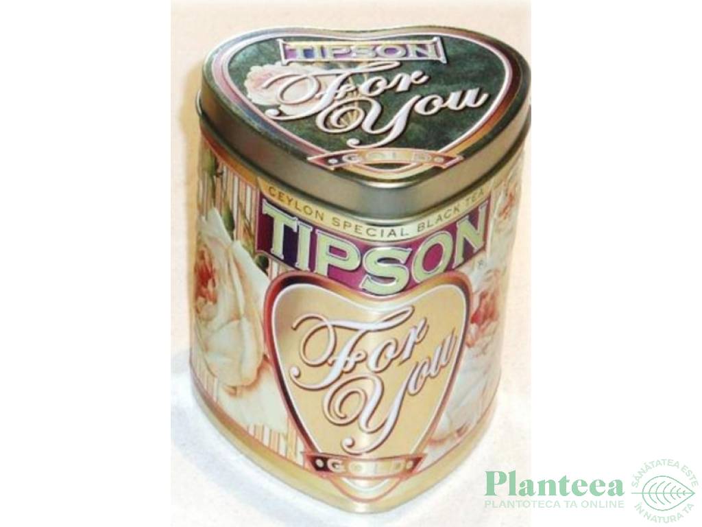 Ceai negru ceylon Gold For You cutie 75g - TIPSON
