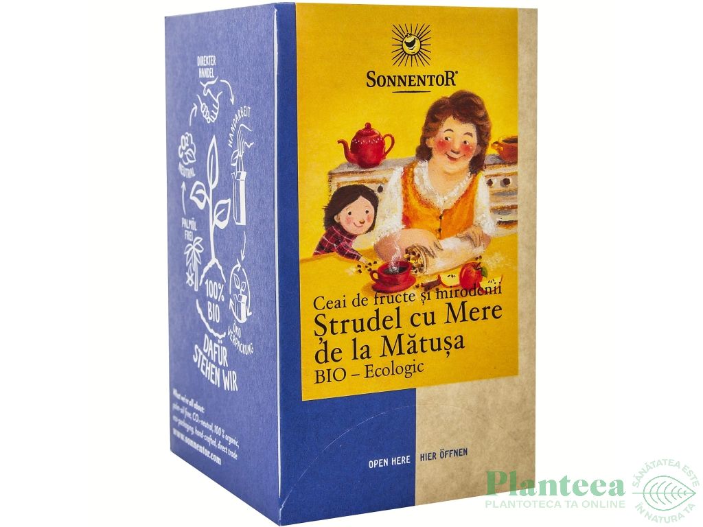 Ceai Fructe strudel mere de la matusa eco 18dz - SONNENTOR