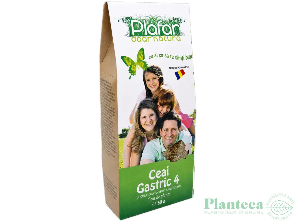 Ceai Gastric4 cicatrizant 50g - PLAFAR