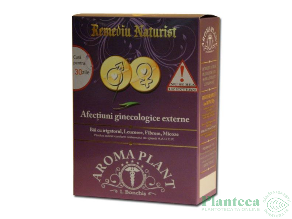 Ceai Ginecoplant [afectiuni ginecologice externe] 320g - BONCHIS