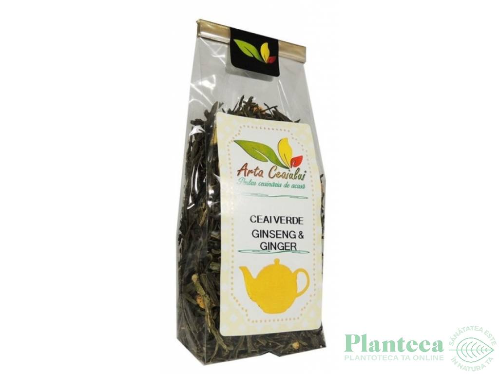 Ceai verde ginseng ghimbir 100g - MOUNT HIMALAYA TEA