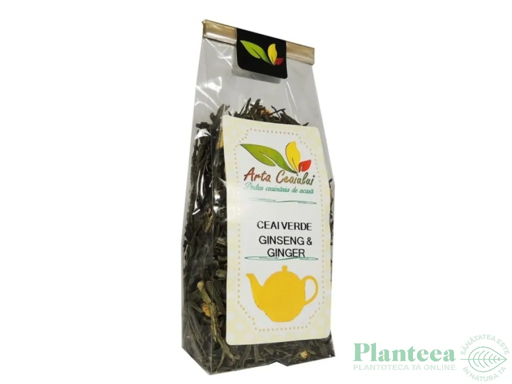 Ceai verde ginseng ghimbir 100g - MOUNT HIMALAYA TEA