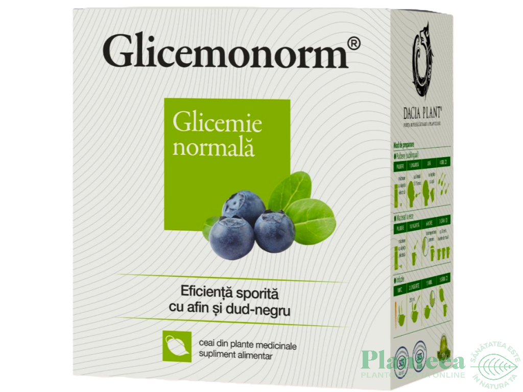 Ceai glicemonorm 50g - DACIA PLANT