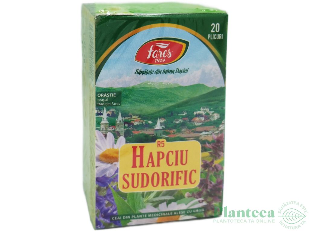 Ceai Hapciu sudorific 20dz - FARES