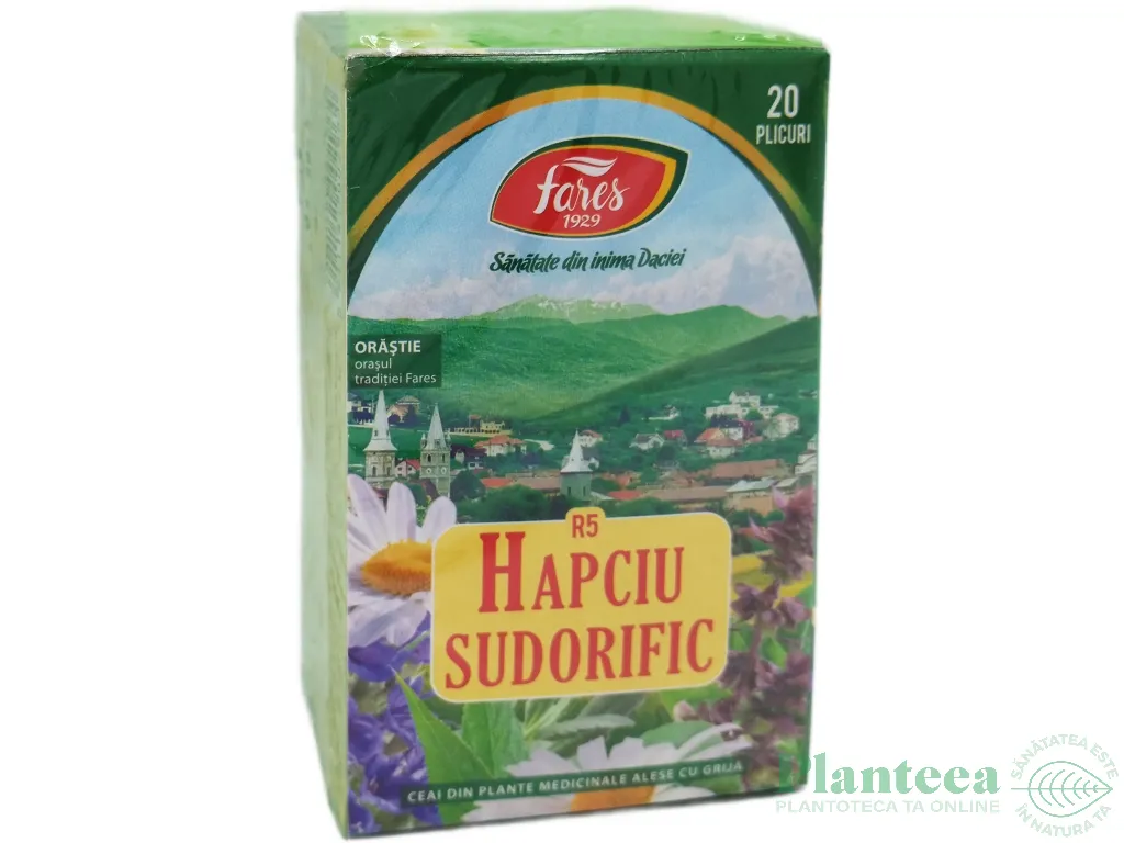 Ceai Hapciu sudorific 20dz - FARES