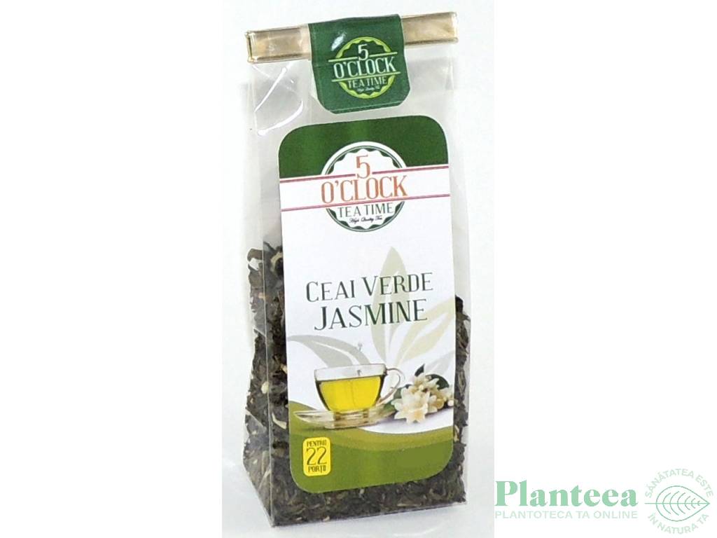 Ceai verde iasomie 100g - 5 O`CLOCK