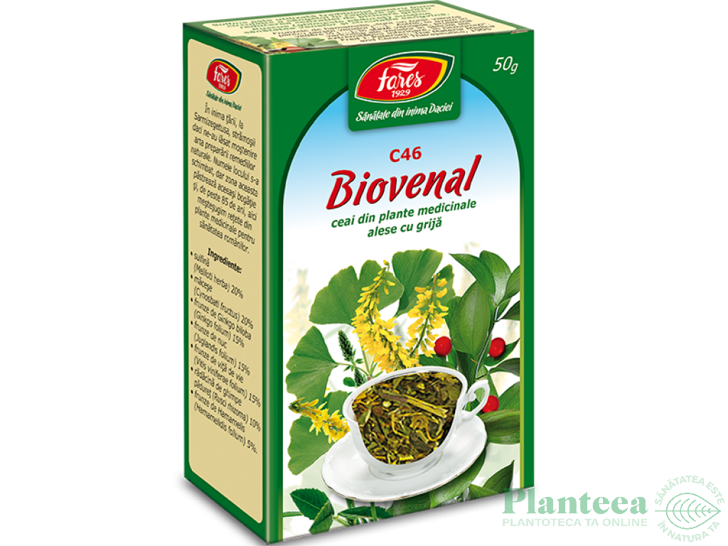 Ceai biovenal 50g - FARES