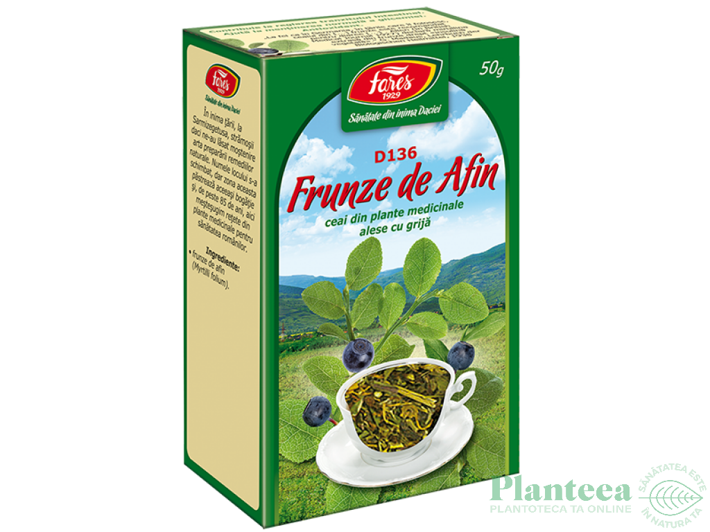 Ceai afin frunze 50g - FARES