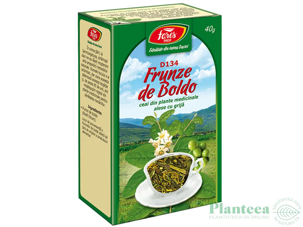 Ceai boldo frunze 40g - FARES