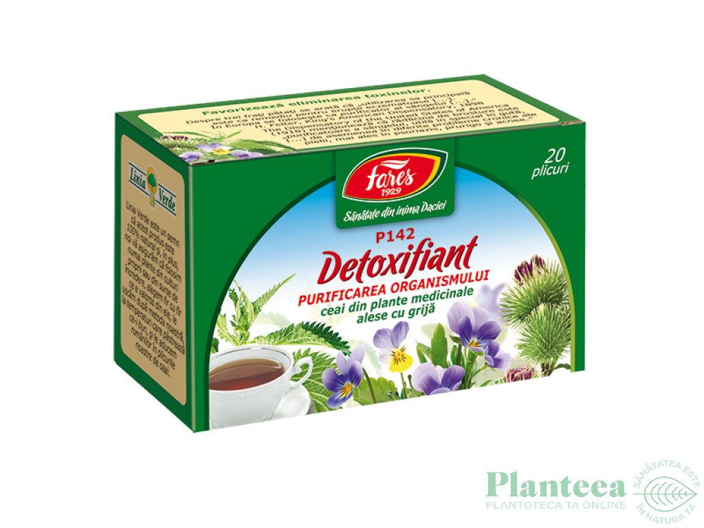 Ceai detoxifiant [purificarea organismului] 20dz - FARES