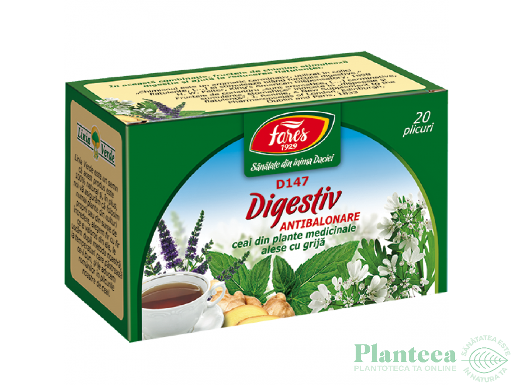 Ceai digestiv [antibalonare] 20dz - FARES