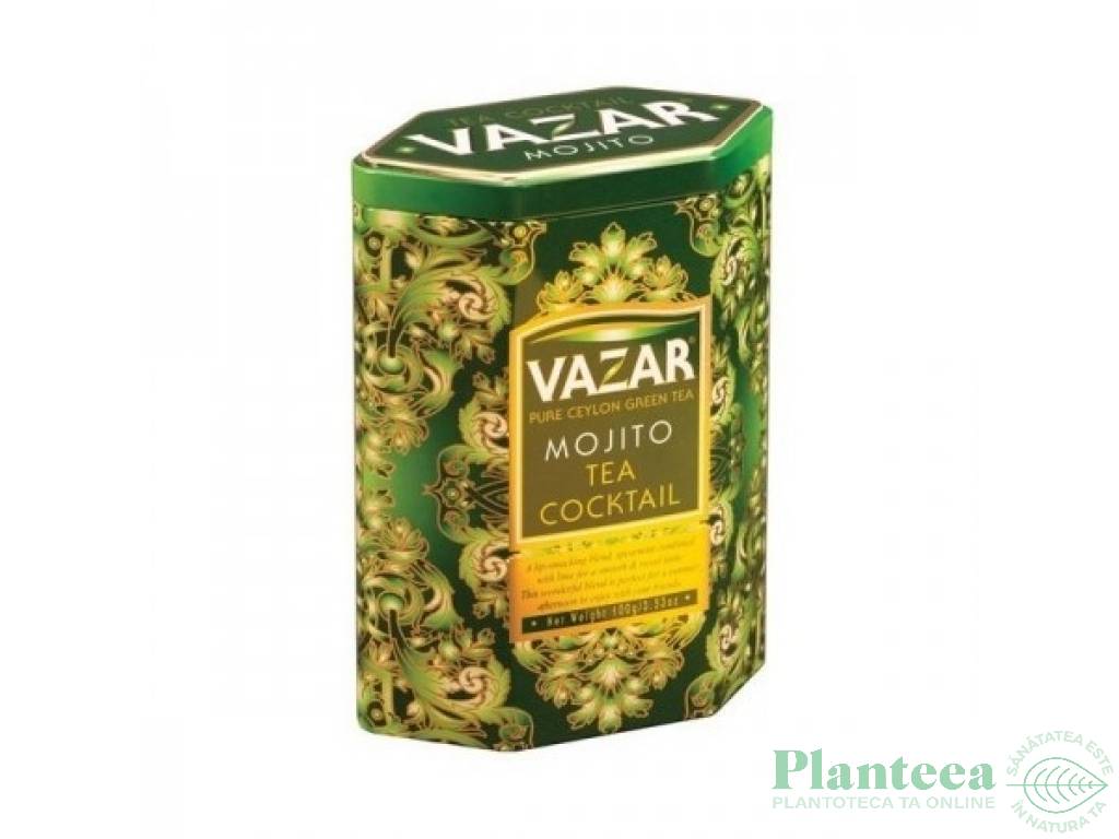 Ceai verde ceylon mojito cocktail cutie 100g - VAZAR