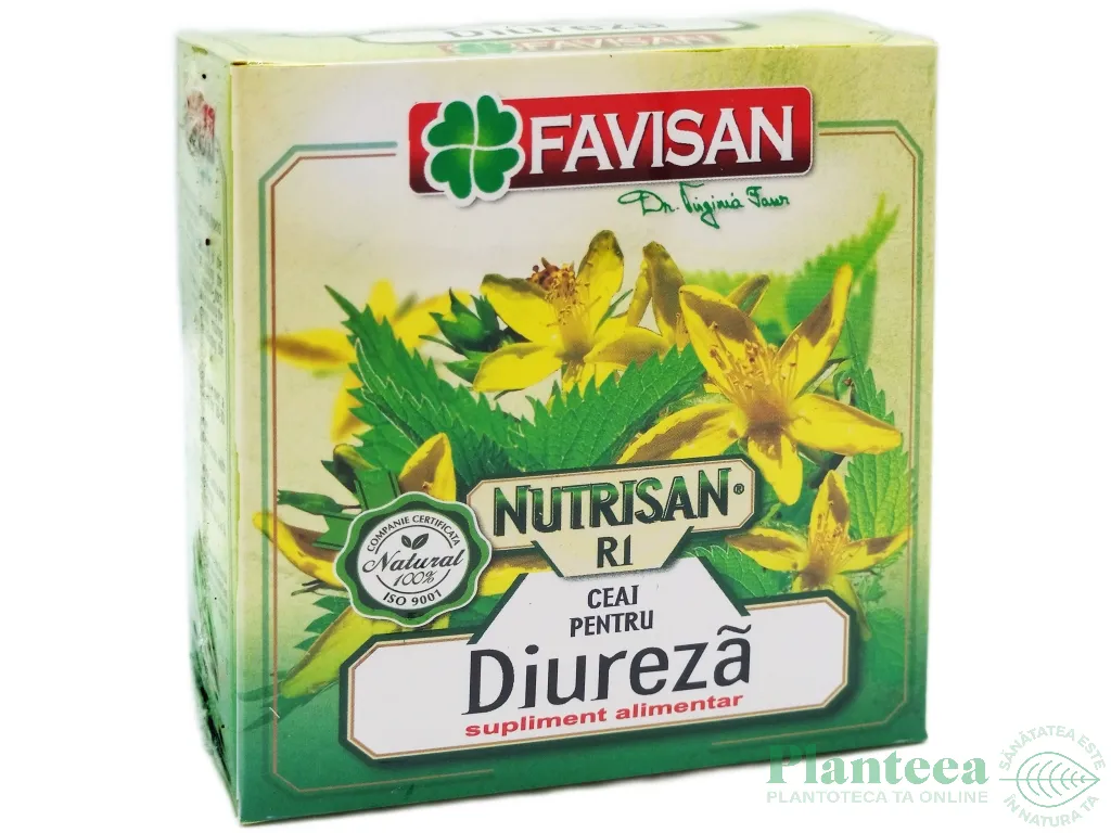 Ceai Nutrisan R1 diureza 50g - FAVISAN